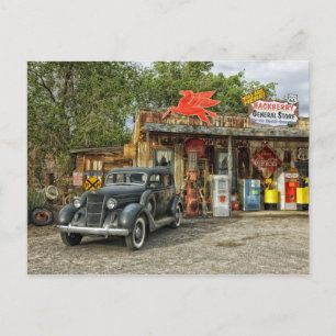 Klassieke RT 66 Arizona Briefkaart