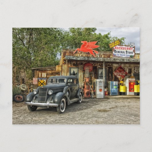 Klassieke RT 66 Arizona Briefkaart (Voorkant)