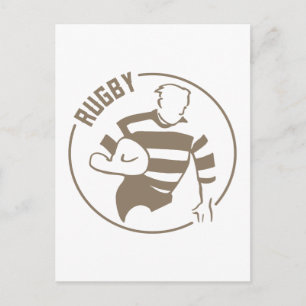 Klassieke Rugby Briefkaart