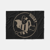 Klassieke Rugby Fleece Deken (Voorkant (Horizontaal))