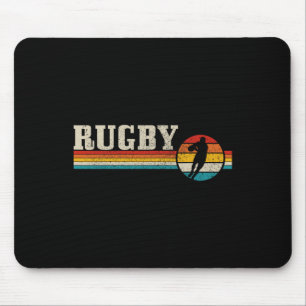 Klassieke Rugby Speler Sport Retro Mannen Jongens Muismat