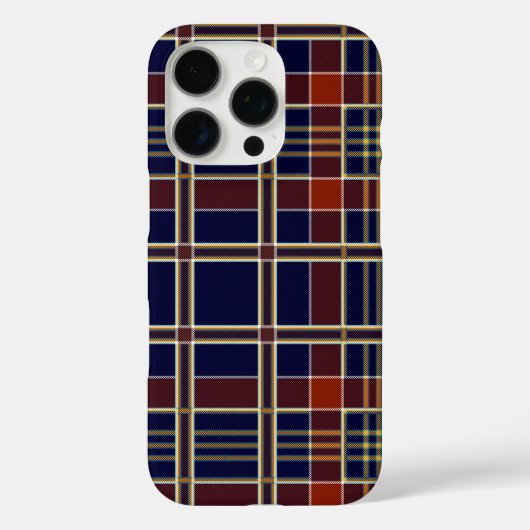 Klassieke ruit Case-Mate iPhone case (Achterkant)