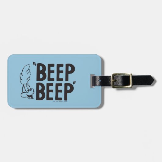 Klassieke RUNNER™ BEEP BEEP!™ Bagagelabel (Voorkant horizontaal)