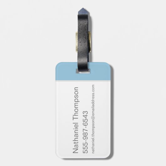 Klassieke RUNNER™ BEEP BEEP!™ Bagagelabel (Achterkant verticaal)