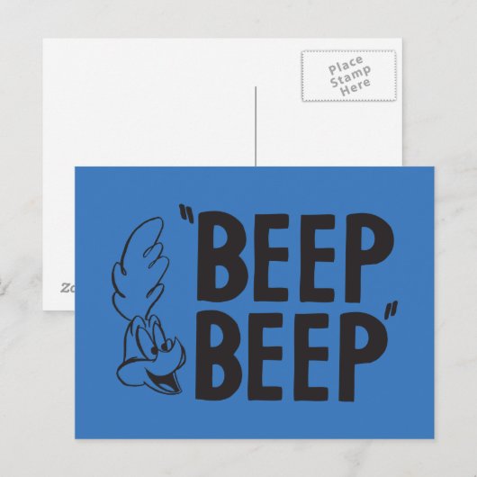 Klassieke RUNNER™ BEEP BEEP!™ Briefkaart (Voorkant / Achterkant)