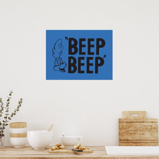 Klassieke RUNNER™ BEEP BEEP!™ Poster (Keuken)