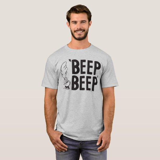 Klassieke RUNNER™ BEEP BEEP!™ T-shirt (Voorkant volledig)