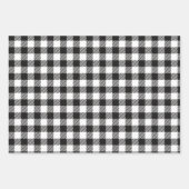 Klassieke rustieke Buffalo gespeeld in rood, groen Inpakpapier Vel (Voorkant)