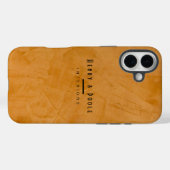 Klassieke Rustieke Dante Oranje Interieurontwerper Case-Mate iPhone Case (Achterkant (horizontaal))