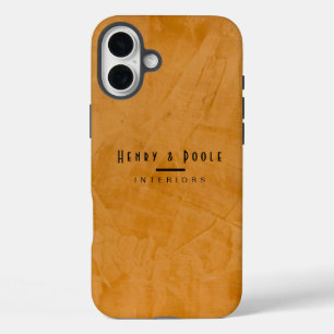 Klassieke Rustieke Dante Oranje Interieurontwerper iPhone 16 Plus Hoesje