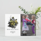 Klassieke Rustieke Halloween Bos Feestdagenkaart (Staand voorkant)