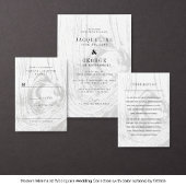 Klassieke Rustieke Houtnerf Winter Huwelijk Chic F Save The Date