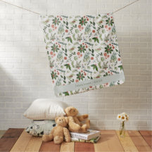Klassieke Rustieke Winter Baby's Eerste Kerstmis