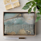 Klassieke  Rustieke Witte Poppies Decoupage Tissuepapier (Geschenk)