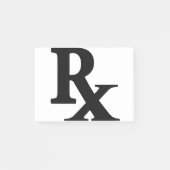Klassieke Rx Pharmaceuticals Pictogram print apoth Post-it® Notes (Voorkant)