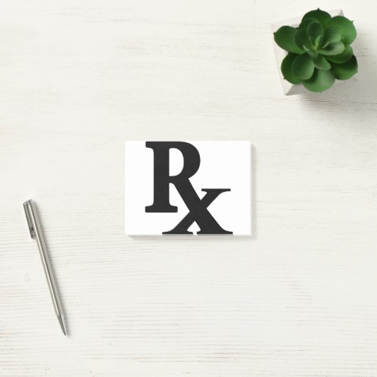 Klassieke Rx Pharmaceuticals Pictogram print apoth Post-it® Notes (Kantoor)