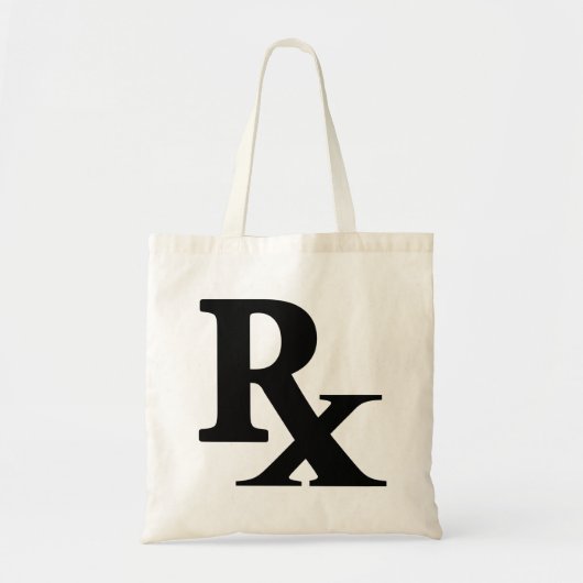 Klassieke Rx Pharmaceuticals Pictogram print apoth Tote Bag (Voorkant)