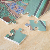 Klassieke S. Koreaans Kunstwerk in zachte kleuren  Legpuzzel (Zijkant)