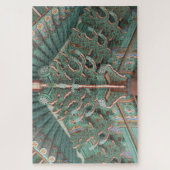 Klassieke S. Koreaans Kunstwerk in zachte kleuren  Legpuzzel (Verticaal)