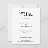 Klassieke Sage Green Photo Collage Save the date Aankondiging (Achterkant)