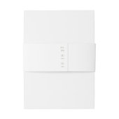 Klassieke Sage Groene Kalligrafie Formele Bruiloft Uitnodigingen Wikkel (Achterkant Voorbeeld)