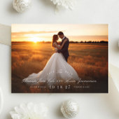 Klassieke Sage Groene Namen Foto QR Code Website Save The Date