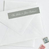 Klassieke Sage Groene Retouradresenvelop