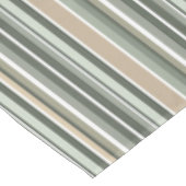 Klassieke Sage Stripes Tafelkleed (Gekanteld)