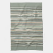 Klassieke Sage Stripes Theedoek (Verticaal)