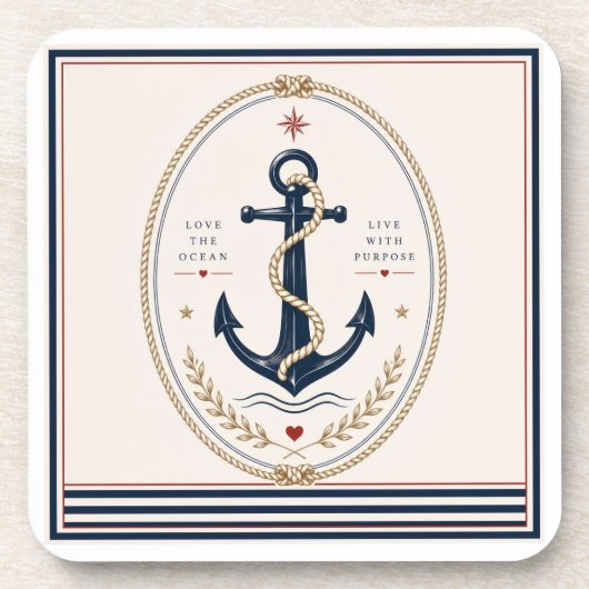 Klassieke Sailorcore Onderzetter (Voorkant)