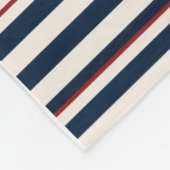 Klassieke Sailorcore Zeevaart Worpdeken Fleece Deken (Hoek)