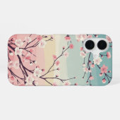 Klassieke Sakura Bloesem iPhone 16 Hoesje (Achterkant horizontaal)