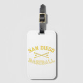 Klassieke San Diego California Baseball Retro Vi Bagagelabel (Voorkant (verticaal))