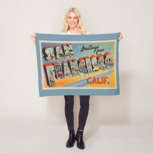 Klassieke San Francisco Groet Fleece Deken