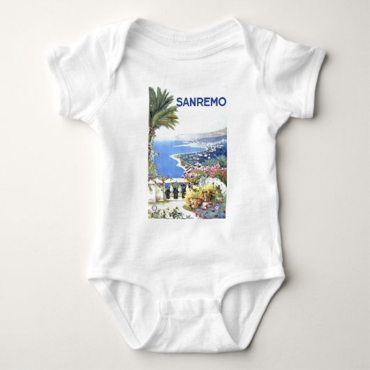 Klassieke San Remo Italië Europa Reis Romper (Voorkant)