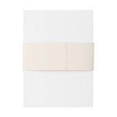 Klassieke Sandy Neutral Elegant Wedding Uitnodigingen Wikkel (Achterkant Voorbeeld)