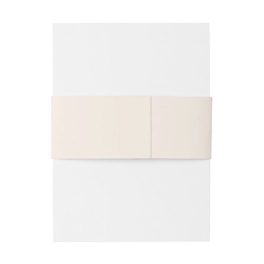 Klassieke Sandy Neutral Elegant Wedding Uitnodigingen Wikkel (Achterkant Voorbeeld)