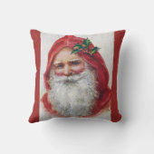 Klassieke Santa Fine Art Portret Kussens (Achterkant)