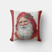 Klassieke Santa Fine Art Portret Kussens (Voorkant)