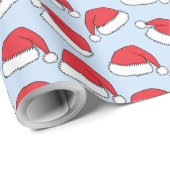 Klassieke Santa Hat Cadeaupapier (Rol Hoek)