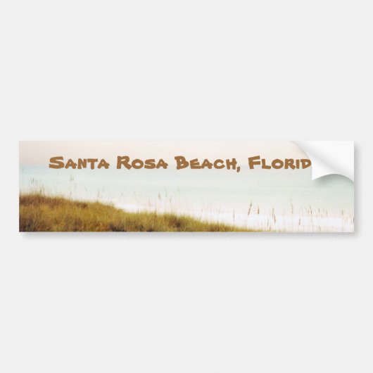 Klassieke Santa Rosa Bch, FL Bumpersticker (Voorkant)