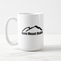 Klassieke Save Mount Diablo-Mok