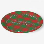 Klassieke scène Clan moncreiffe Tartanacee Papieren Bordje (Gekanteld)