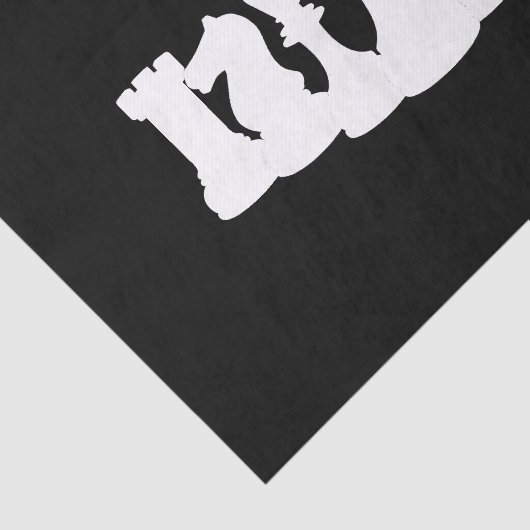 Klassieke schaafstukken zwart-wit tissuepapier (Detail)