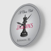 Klassieke Schaakclub met de Klok van de Trekmuur (Hoek)