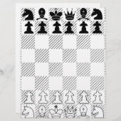 Klassieke schaakplaat (Voorkant / Achterkant)