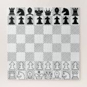 Klassieke schaakplaat legpuzzel (Verticaal)