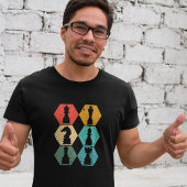 Klassieke  schaakstukken Sunset T-shirt