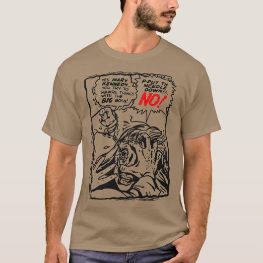 Klassieke "schade aan het oog"-panel T-Shirt (Voorkant)