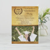 Klassieke schalen van het Afstuderen van de Rechts Kaart (Staand voorkant)